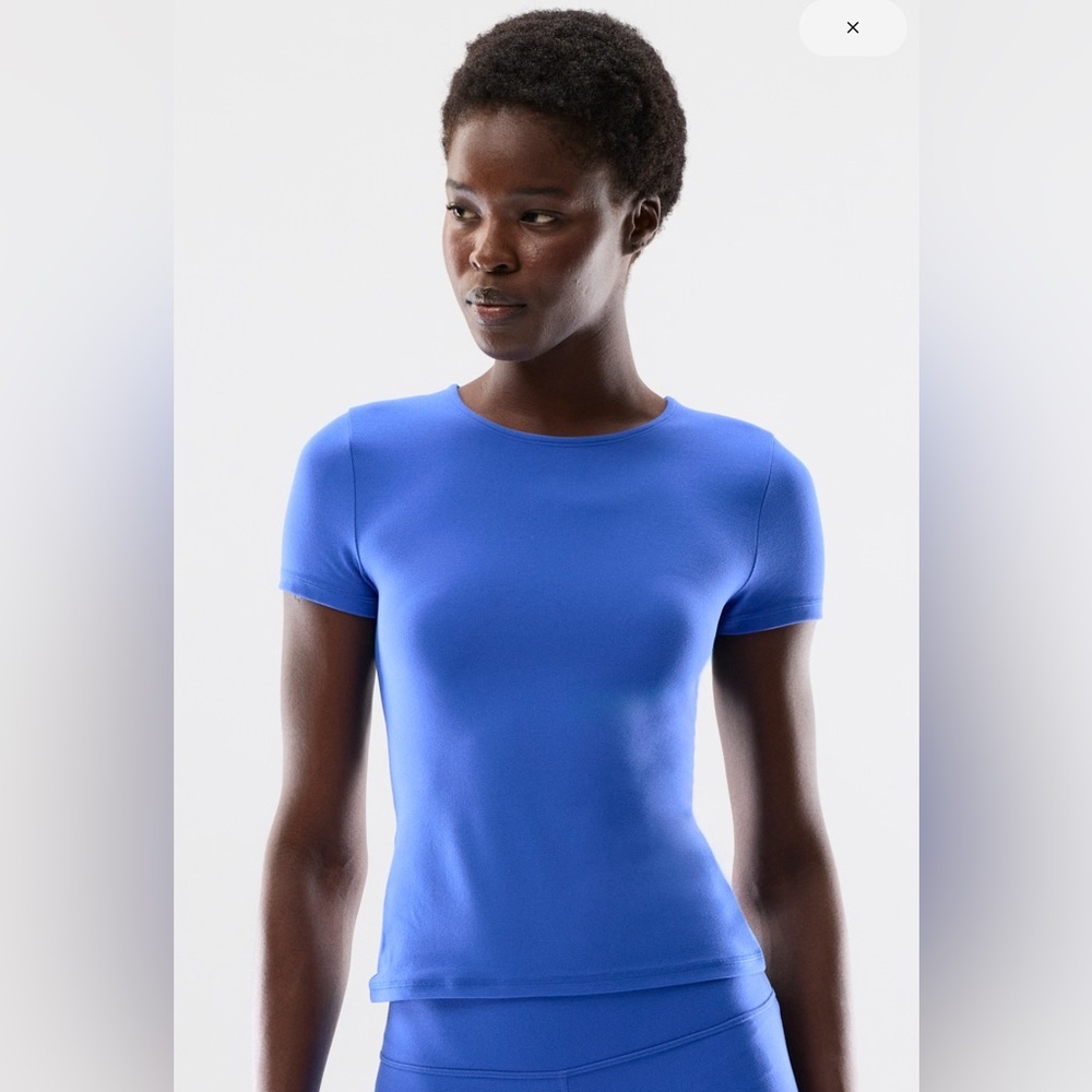Aritzia BUTTER Essential T-Shirt | Jazz Blue - Picture 2 of 8
